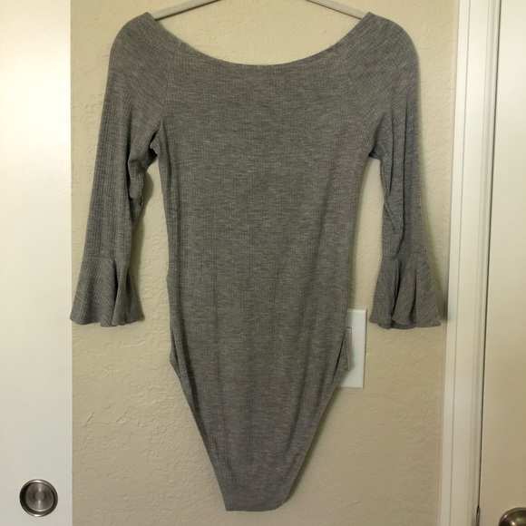 Abercrombie and Fitch Bell Sleeve Bodysuit - Picture 2 of 3